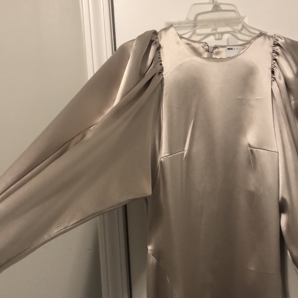 ASOS satin pearl dress - Picture 3 of 10